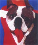 retrato de un perro de yin qi