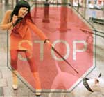 perro tirando de la correa